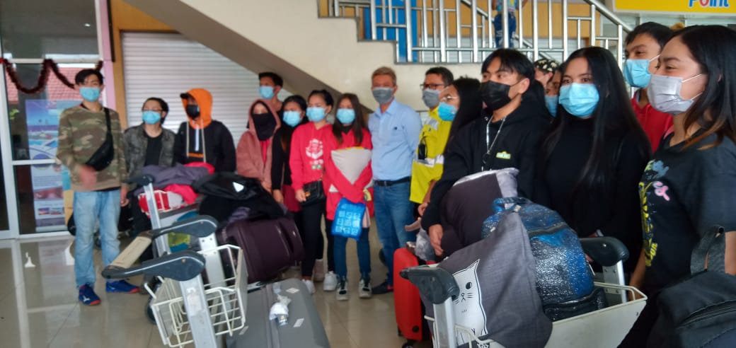 Bersama Pemprov, PT MSM Pulangkan Mahasiswa asal Sulut di China